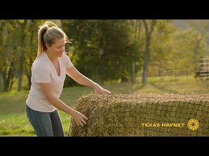 How To Use a Large Square Bale Hay Net