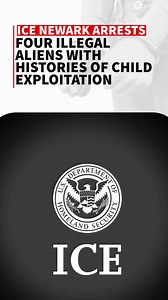 NEWARK, N.J. — ICE agencies in Newark arrested four illegally present criminal aliens in an ongoing effort to target aliens with histories of child exploitation and child sex abuse. Learn more in our newsroom. | U.S. Immigration and Customs Enforcement