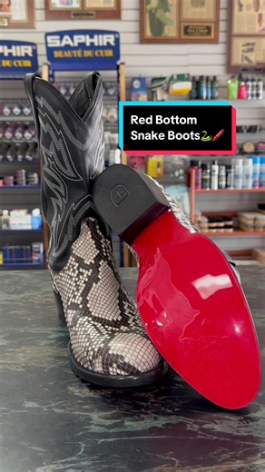 Adding non slip sole protectors to python boots