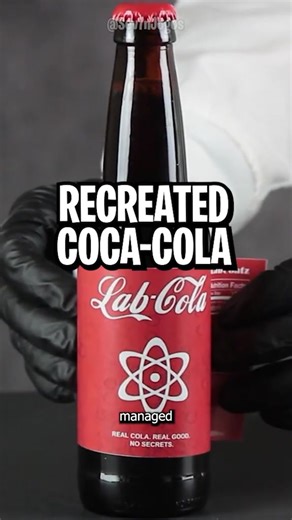 He recreated coca-cola without knowing its secret recipe! #fyp #foryou #coke #science #fun