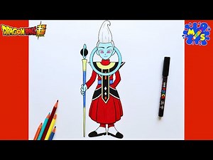 How To Draw Whis from Dragon Ball Super - Step by Step