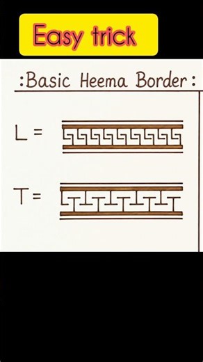 L Aur T Se Perfect Border ? 😱 1 Min Me Sikho 2026 #short #mehndidesign #mehndishorts #viralmehndi
