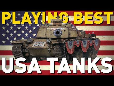 Playing the BEST tanks for USA 250 in World of Tanks!