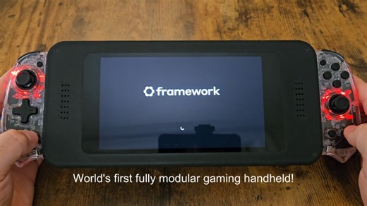 YouTuber Creates Modular Gaming Handheld Using Framework's Intel Core i7-1260P Motherboard
