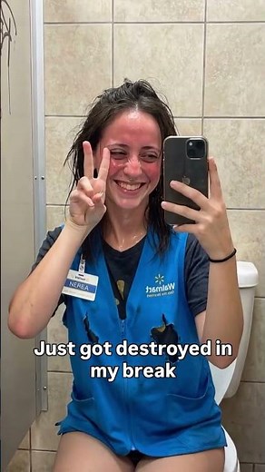 walmart girl on toilet