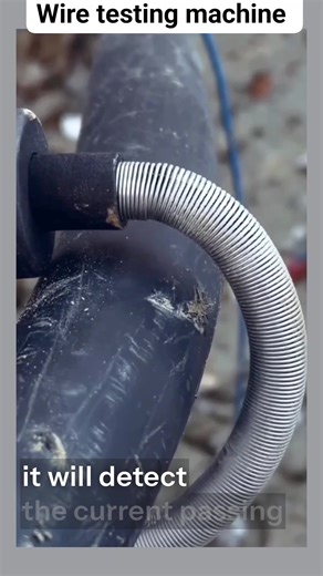 If a little bit damage wire they detect through lighting spark look closer #wire #defect #machine | ULTRA PLUS