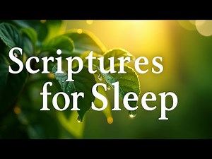 Scriptures for Sleep – Calming KJV Bible Verses with Peaceful Rain Sounds