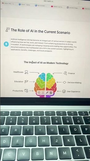 This Free AI Tool creates professional Documents including images & infographics in 1 min