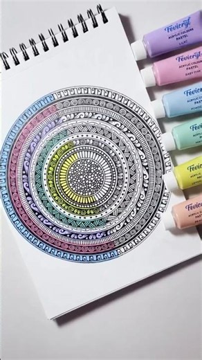Unique Mandala Pattern For Beginners🌸🎀