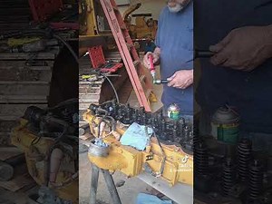 Caterpillar 3126b / C7 injector cup installation. #skillset