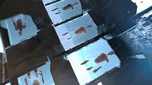 human cloning concept, sci Fi lab, render 4D