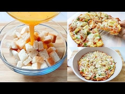 No Bake, No Oven Pan Pizza | Frying Pan Pizza Recipe | Quick and Easy Delicious Bread Pizza Recipe