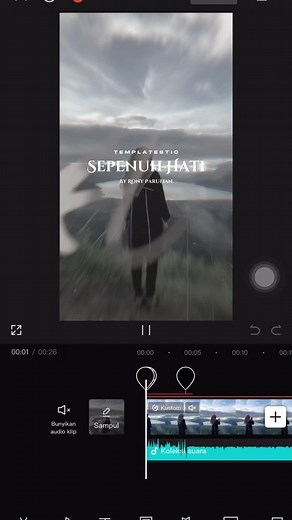 #CapCut Ni yg minta versi 1 klipnya🥰 #slowmo #trendingvideo #templatecapcut #fyp