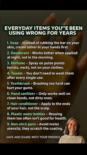 Everyday Items You’ve Been Using Wrong for Years