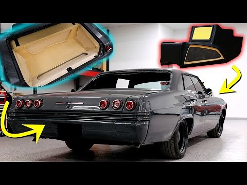 Designing our HAND-BUILT Trunk and Center Console in this ’65 Chevy Caprice!