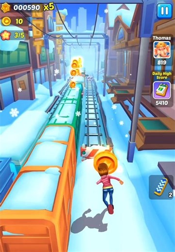 Subway Princess Runner Gameplay – Perfect Dodges & Clean Run! 👑🔥 #shorts #vdrsgaming