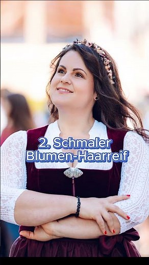 Wiesn Frisur - Haarreif-Ideen zum Dirndl #oktoberfest #wiesn