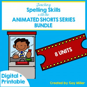 Teaching Spelling Skills with Animated Shorts Bundle