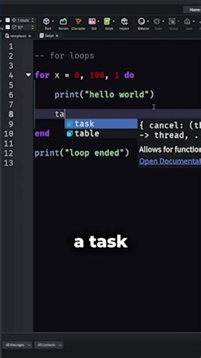 Never Forget task.wait( )... #roblox #tutorial #robloxstudio #gamedev #loops #scripting #robloxmeme