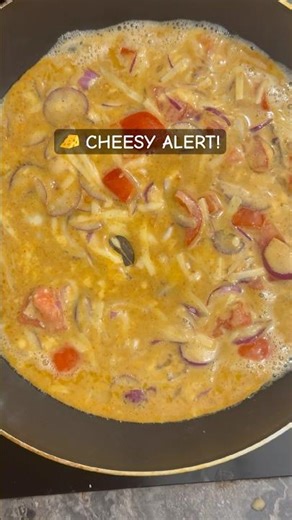 Cheese Omelette in 5 Minutes 🧀🔥 | Super Fluffy & Melty #viral #CheeseOmelette