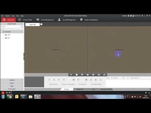 How to add a Hikvision Decoder and Configure the Video Wall using iVMS 4200