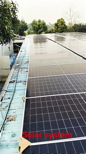 Solar system installation ongoing on the roof top.#solarsystem #solarenergy #solarinv #ongridsolar