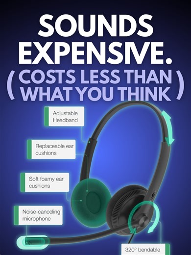 The most expensive headset isn’t always the smartest buy. That’s the mistake. I’ve watched teams overpay because they’re trying to “guarantee” quality, then still end up with the same complaints: “You sound far away.” “There’s background noise.” “Can you say that again?” That’s why I test budget options too, because sometimes a budget headset gets you where you need to go without wrecking your budget. In this clip, I’m talking about the Yealink UH34. It’s a Yealink wired headset that’s around $5