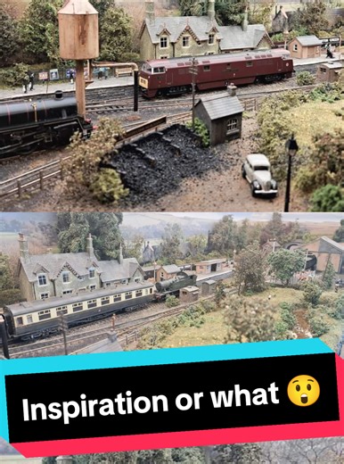 More inspiration.... 3 photos but of the same layout featuring a country station... hope I can get mine looking this good! credit to the creator 🤟 #modelrailway #modelmaking #modeltrains #modelrailroad #railwayphotography