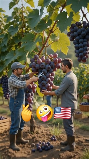 Miniature Grape Farming | From Vine to Harvest | Tiny Farmers in Action 🍇🚚🇺🇸 #miniaturefood