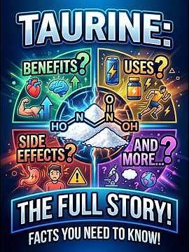 Taurine: Benefits, Uses, Side Effects, and More