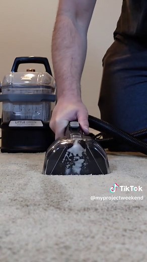 Here I show you how to use the Bissell Little Green Hydrosteam. I like this machine because of the steam function! It works great for deep cleaning. #carpetcleaning