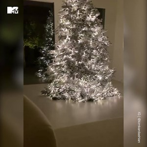 Kim Kardashian went for some unique Christmas decorations this year 🎄 Are you feeling her home's interior? 🏠 | MTV UK