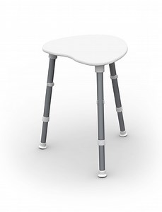 . Space Saver Corner Shower Stool - RG553