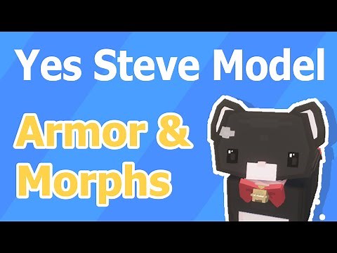 Yes Steve Model Tutorial | Part 6: Armor/Morph #minecraft #yesstevemodel #blockbench