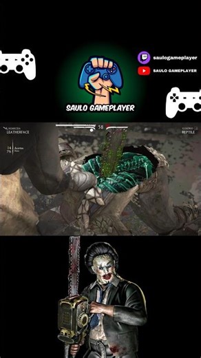 X-Ray + Fatality Leatherface 💀🔨⛓️ - MKXL #shorts #mortalkombat #mk #leatherface #games #ps4 #ps5