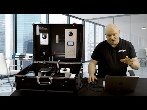 AcuX Dahua Video Intercom VTO and VTH Setup tutorial