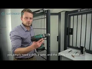 How to install the Gatemaster Superlock on a metal gate