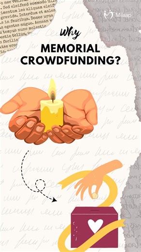 Losing a loved one is tough, but support makes a difference. 💙 Memorial crowdfunding lets friends and family help in meaningful ways—covering education, home expenses, and more. Start a fundraiser with Milaap and let kindness carry you through. 🤍 #Milaap #memorialfundraising | Milaap