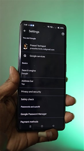 Prasad Techspot on Instagram: "వెంటనే ఈ 🤯Danger ⚙️Setting OFF చేస్కోండి . . . . . Must Turn off Address Auto fill on Chrome . . . . #chrome #trending #viral #instagram #prasadtechspot"
