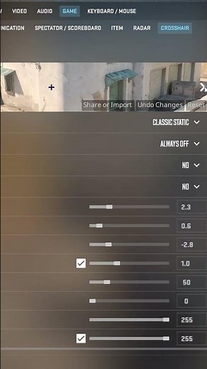 Crosshair Customization in CS2 - Tutorial