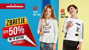 90K views · 100 reactions | Vazhdojnë zbritjet në MINIMAX! Deri në 50% zbritje në të gjitha sektoret. ✨ | MINIMAX | Facebook