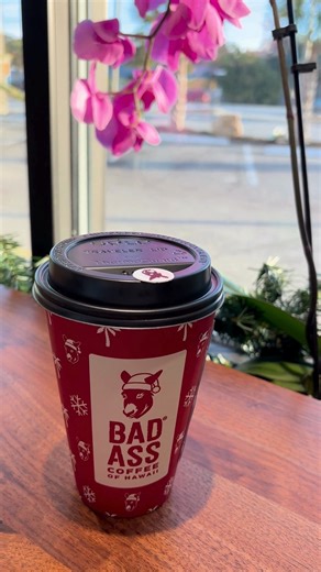 Stay caffeinated at Bad Ass Coffee of Hawaii... ☕️🌺 Fuel your day with traditional Hawaiian coffee, espresso-inspired drinks, and island treats. 🍩 Located on St. Augustine Beach, visitors can easily grab their coffee to go using their walk-up window or hang out on the back patio for the ultimate chill vibes. 😎🌴 Open daily from 6:00 a.m. - 6:00 p.m.! | VisitStAugustine.com