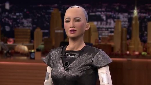 WATCH: Jimmy Fallon sings ‘Say Something’ with Sophia the robot