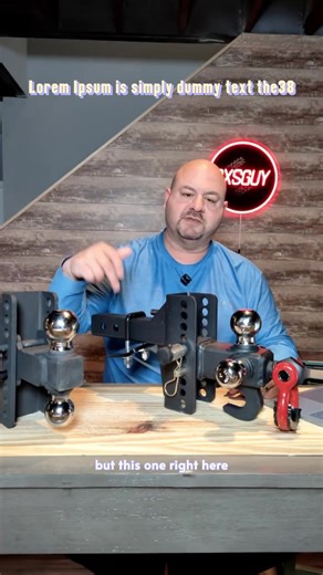 Adjustable Trailer Hitch Ball Mount for 10000LBS GTW