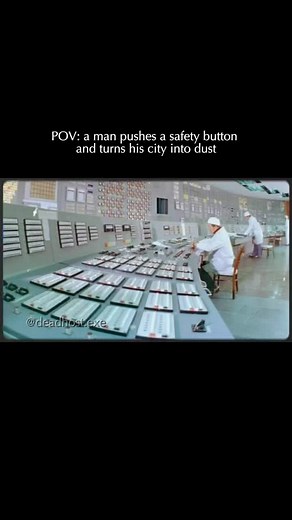 On April 26, 1986, at exactly 1:23:45 AM, night shift supervisor Aleksandr Akimov ordered the activation of the AZ-5 emergency shutdown. The RBMK-1000 reactor in Unit 4 of the Chernobyl Nuclear Power Plant was dangerously unstable following a botched safety test. Akimov believed the boron control rods would stop the reaction, but he didn't know about the fatal positive void coefficient and the graphite tip design flaw. The control rods were tipped with graphite displacers. When they were inserte
