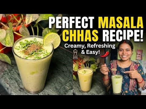 5 Minute Masala Chaas Recipe | Perfect Summer Drink | Easy Buttermilk