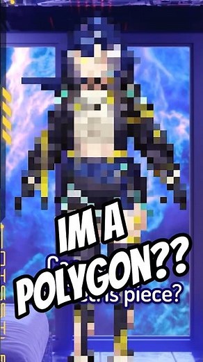 I'm a polygon? #vtuber #envtuber #vtuberclips #tetris