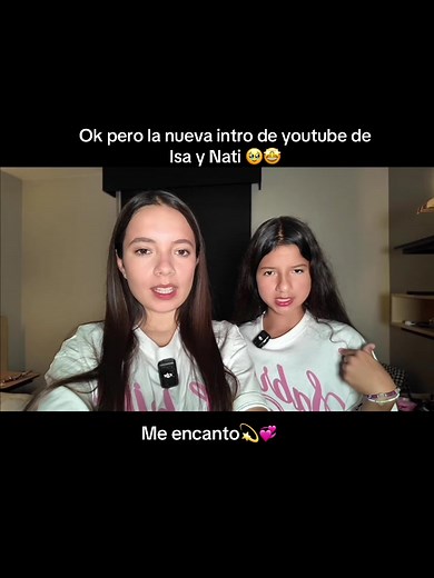 La nueva intro de YouTube de Isa y Nati