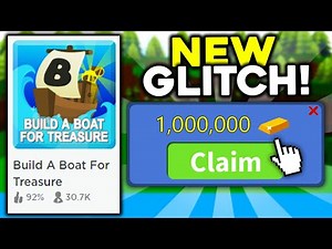 1,000,000 GOLD GLITCH in Build a boat for Treasure ROBLOX