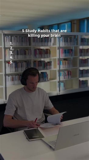 Most students think harder studying will lead to better results. But these 5 habits are literally damaging your ability to learn. I made a training explaining exactly how you can fix bad study habits and ace all of your exams. Comment ''EXAM'' to get it now 💯